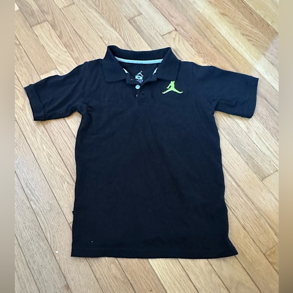 Boys Medium Jordan Polo - Black